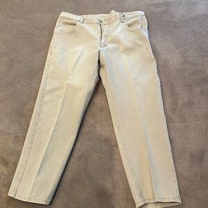 Wrangler silver edition tan jean 43/30